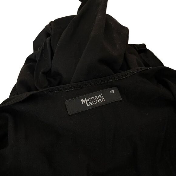 Michael Lauren Duff Black Tiered Mini Tank Dress Size XS NWT‎ - Picture 10 of 10